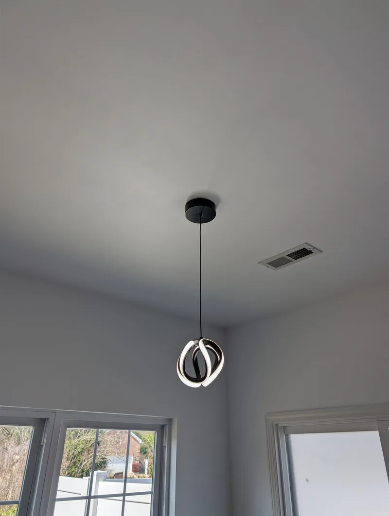 Modern LED breakfast nook light